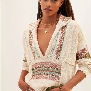 NWOT Anthropologie Pilcro Coastal Pullover Sweater XS